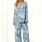 Suit in costal print