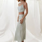 Silk skirt in Sage
