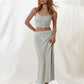 Silk skirt in Sage