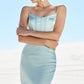 Silk skirt in Sage