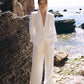 Eco linen suit in Milk