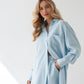 Summer Suit in Sky blue with elongated Shirt