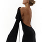 Alluring her knit Dress in Black