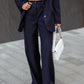 Palazzo pants in Navy blue