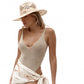 Fits everyone Open-back Bodysuit in Beige