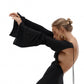 Alluring her knit Dress in Black