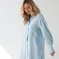 Summer Suit in Sky blue with elongated Shirt