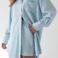Summer Suit in Sky blue with elongated Shirt