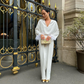 Light Palazzo pants in white