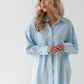 Summer Suit in Sky blue with elongated Shirt