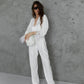Light Palazzo pants in white