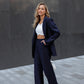Palazzo pants in Navy blue