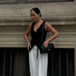 Light Palazzo pants in white