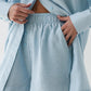 Summer Suit in Sky blue with elongated Shirt