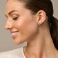 Emerald Crystal Ascot Hoops