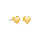 Gold Mini Heart Studs